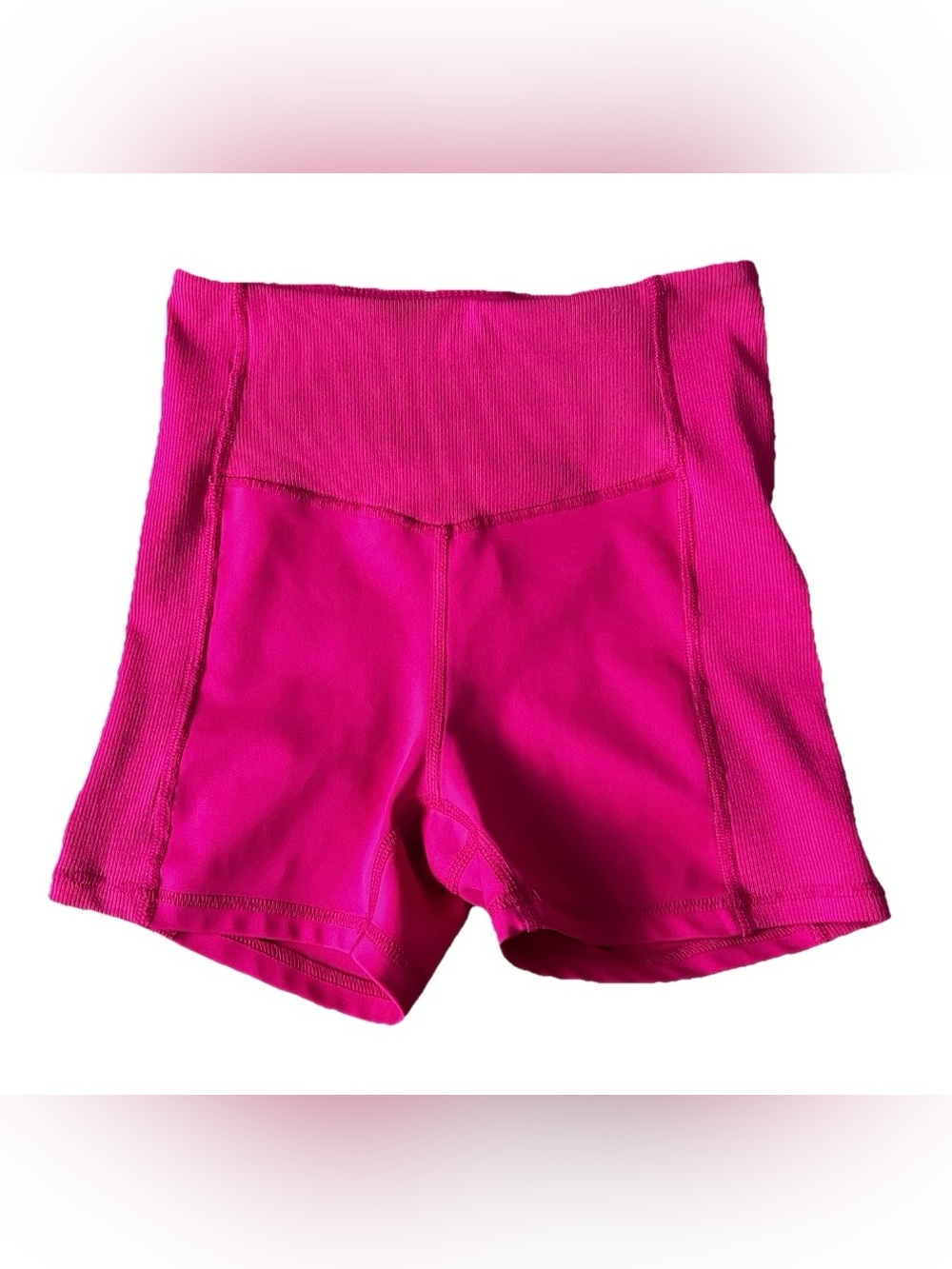 Cycle House Marika Women’s Pink Compression High Waist Bike Athletic Shorts Sz S
